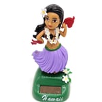 IUYT Car Decoration Dancing Doll Solar Power Toy Shaking Head Hawaii Swinging Animated Girl Car Ornament Car-styling Accessories (Color Name : 04)