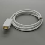 1.8M Mini DisplayPort DP to HDMI Male Thunderbolt Adapter Cable For MacBook HD