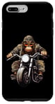 Coque pour iPhone 7 Plus/8 Plus singe moto / motard singe