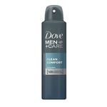 Dove Clean Comfort Men + Care 48h Antiperspirant 150ml (M) (P2)