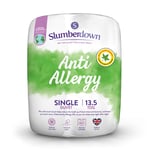 Slumberdown Anti Allergy, Anti Bacterial 13.5 Tog Winter Warm Duvet, Single