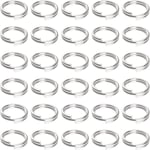 100 st 10 mm Mini Split Jump-ringar med dubbla öglor Små metallringar Anslutningar för smycken, halsband, armband, örhängen IC