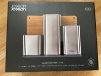 Joseph Joseph New 100 Collection S/Steel Counterstore & Chopping Board RRP £99