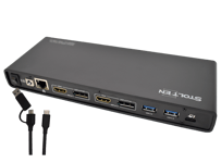 Stoltzen HERA DL-Dock Pro + 3m USB A/C DisplayLink | 100W | USB A/C - Bundle