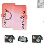 360° wallet case protective cover for Oppo Reno10 Pro+ Design smile