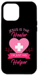 iPhone 15 Pro Max Christian Nurse Women’s Jesus The Healer Gospel Graphic RN Case