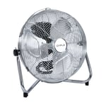 NEW! 14" Chrome High Velocity Industrial 3 Speed Free Standing Large Gym Fan