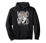All You Need Sunset and a wolf I Love My wolf Wild Retro Pullover Hoodie
