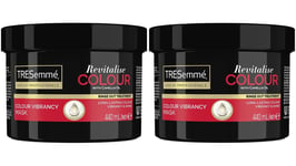 2x TRESemme REVITALISE COLOUR Colour Vibrancy Hair Mask 440ml, with camellia oil