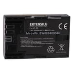 EXTENSILO Batterie remplacement pour Canon LP-E6N pour appareil photo, reflex numérique (2000mAh, 7,4V, Li-ion)