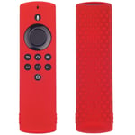 Remote Control Case Cover, Silicone Remote Cover Case for Fire TV Stick Lite, Shockproof Anti Slip Remote Protective Covers, Red