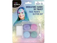 Derform Glitter Face Paints 4 Kidea Colors