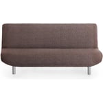 ECOMMERC3 Housse de canapé lit 3 Places clic-clac bi-élastique - Housse de canapé Marron protectrice Super élastique pour canapés clic-clac, Livre et futon