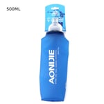 Ycncixwd 170ml -500ml Foldable Soft Flask TPU Squeeze Outdoor Sports Running Water Bottle