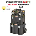 DEWALT TSTAK 2.0 3 PIECE BUNDLE - Shallow, Deep Box & Trolley