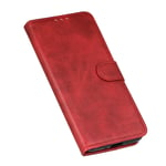 KERUN Case for Xiaomi Mi 10T Lite 5G Filp Leather Case, Magnetic Closure Full Protection Book Design Wallet Flip Cover for Xiaomi Mi 10T Lite 5G with [Card Slots] and [Kickstand]. Red