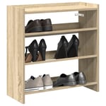 Skohylla sonoma-ek 60x25x62 cm konstruerat trä