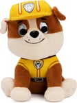 Official GUND PAW Patrol Soft Dog Themed Cuddly Plush Toy Rubble 6-Inch Soft Pla