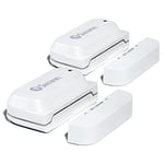Swann Wi-Fi Window/Door Alert Sensor 2 Pack. Easy Installation (Permanent or Temporary), Wi-Fi Connected, Battery Powered, No Hub Required, Alerts to Your Smartphone & Control Sensor Using App
