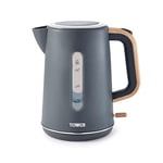 Tower Scandi T10037GRN Hard Plastic Kettle with Rapid  Assorted Colour Names 