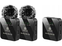 Wireless Lavalier Microphone Puluz 2 Tx + 1 Rx