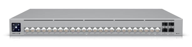 Ubiquiti UniFi Pro HD 24 PoE hanterad L2/L3 2.5G Ethernet (100/1000/2500) Strömförsörjning via Ethernet (PoE) stöd 1U Grå