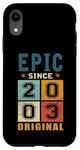 Coque pour iPhone XR Classic 2003 Original Vintage Epic since Anniversaire