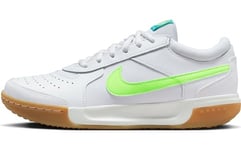 Nike Women's Court Air Zoom Lite 3 Sneaker, White Lime Blast Teal Nebula, 8 UK