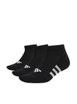 Adidas Performance Cushioned Low 3Pack Socks - Black