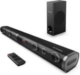 ULTIMEA Sound bar for TV, 190W 2.1 Soundbar with Subwoofer, 6 EQ Modes, 5.0 for