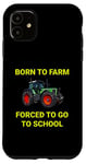 Coque pour iPhone 11 Agriculteur Tracteur Paysan Agriculture Enfants Cadeaux
