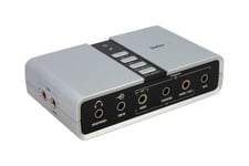 StarTech.com 7.1 USB-audio-adapter externt ljudkort med SPDIF digital audio - ljudkort