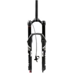 MZPWJD MTB Bike Suspension Fork 26 27.5 29 Inch Disc Brake Travel 130mm Bicycle Front Shock 1-1/8" Straight QR 9mm Air Fork Rebound Adjust RL (Color : Black, Size : 29in)