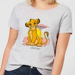 Disney Lion King Simba Pastel Women's T-Shirt - Grey - 3XL