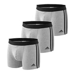 Adidas Mens Boxers (pack of 3) - Boxer Shorts Men (sizes S - 3XL) - Comfortable Boxers for Men