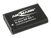 ANSMANN - Batteri - Li-Ion - 600 mAh - för Sony ZV-1, ZV-1F Cyber-shot DSC-HX95, HX99, RX100, WX700 VLOGCAM ZV-1G