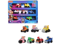 PAW Patrol The Mighty Movie 7-Piece Pup Squad Racers, Fordonsset, PAW Patrol, 3 År, Plast, Multifärg