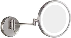 HGXC Miroir de Maquillage de beauté Mural à LED Miroir de Rasage Pliant Salle de Bains 360 & deg; Loupe Miroir rotative HD