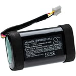 vhbw Batterie remplacement pour Bang & Olufsen C129D3 pour enceinte, haut-parleurs (3400mAh, 7,4V, Li-ion)