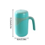 LYCSTORE Vacuum Flask Cup Leakproof Insulated Thermos Bottle Mug Home Office Tea Cup Coffee Mug with Handle 380ml Long-Lasting Insulation (Color : Blue)