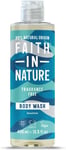 Faith In Nature Natural Fragrance Free Body Wash, Sensitive, Vegan and Cruelty
