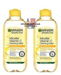 2 X Garnier Micellar VITAMIN C Cleansing Water 400ml