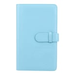Photo Bookshelf Album, 3 Inch 96 Pockets Photo Book Album with 16 Pages Photograph Storage Holds Card Case Commemoration Day Albums Holiday Gift for Instax Mini 11/8/9/7s/25/70/90(Blue)