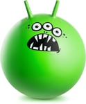 TOYRIFIC JUMP N BOUNCE GREEN SCARY INFLATABLE RETRO SPACE HOPPER BALL SKIPPY TOY