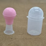 (Pink)Nipple Aspirator Safe Nipple Sucker Unblocks Mammary Gland Painlessly For