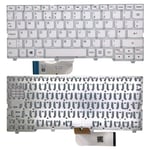 New White Lenovo Ideapad 100S-11 Laptop Keyboard without Frame UK Layout QWERTY