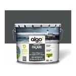 Algo - Peinture extérieure façade écologique Mat - 10L - Gris Anthracite du Phare de l'Île de Sein