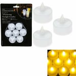 7 Piece Flameless Candle Set LED Tea Lights Flickering Battery Christmas Candles