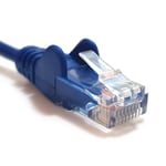 1.5m BLUE CAT5E LAN PATCH CORD Ethernet Network Internet RJ45 Imac Nintendo PS3