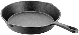 Judge Speciality Cookware JST15 Skillet Solid Cast Iron Frying Pan 24cm, Induction Ready, Oven Safe, Gift Boxed - 5 Year Guarantee